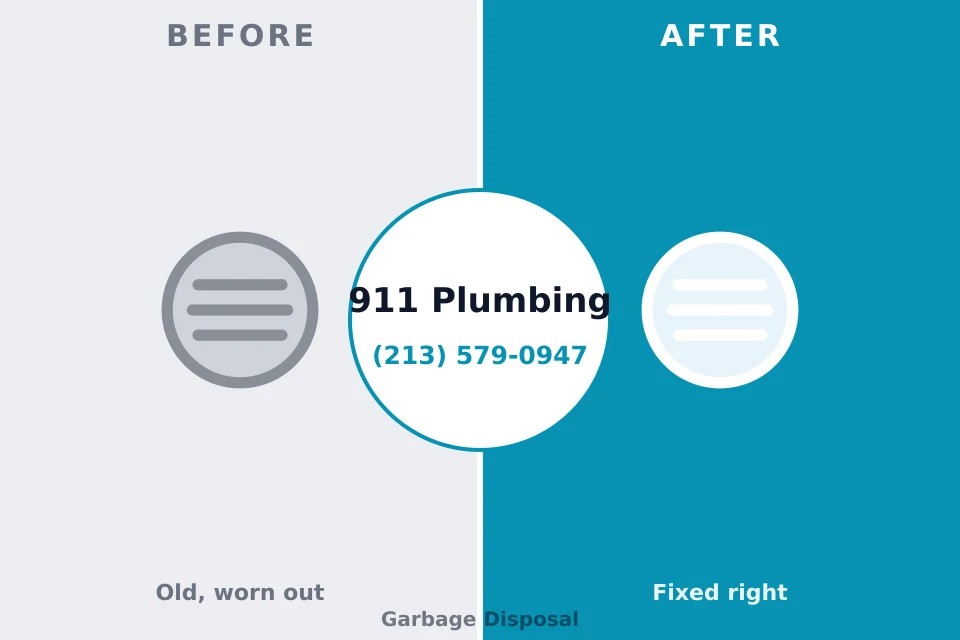 Before and after: plumbing repair Columbiana, OH